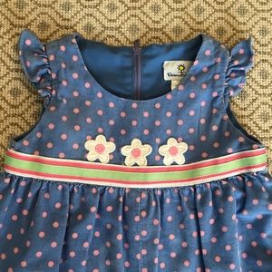 Florence Eiseman Polka dot Corduroy Romper